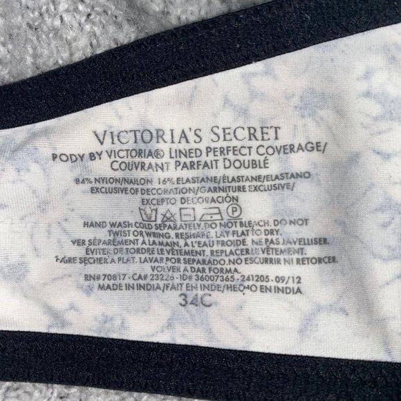 Victoria's Secret Dream Angels Underwire Bling Bra - 34C - Floral - Picture 4 of 10